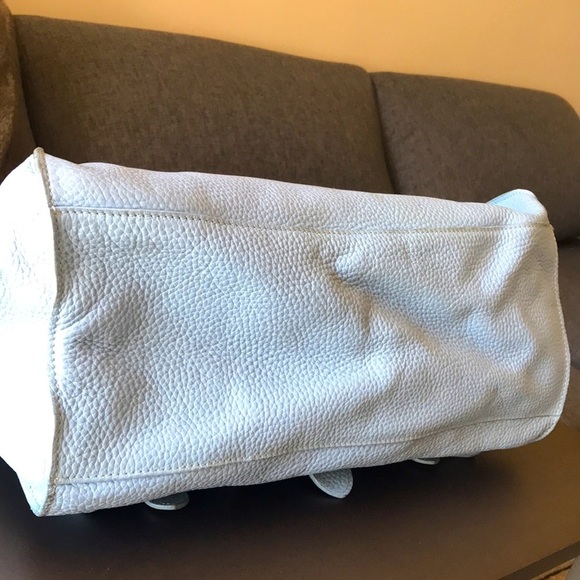 Mulberry Light Blue Satchel with Gold Accents - Picture 6 of 9